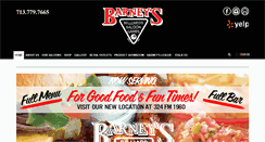 Desktop Screenshot of barneysbs.com